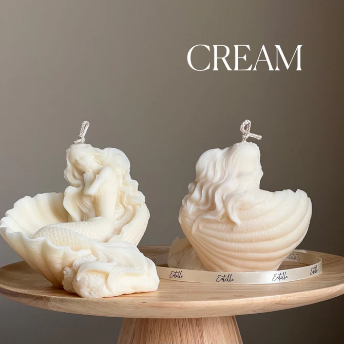 Ocean Muse Mermaid Candle